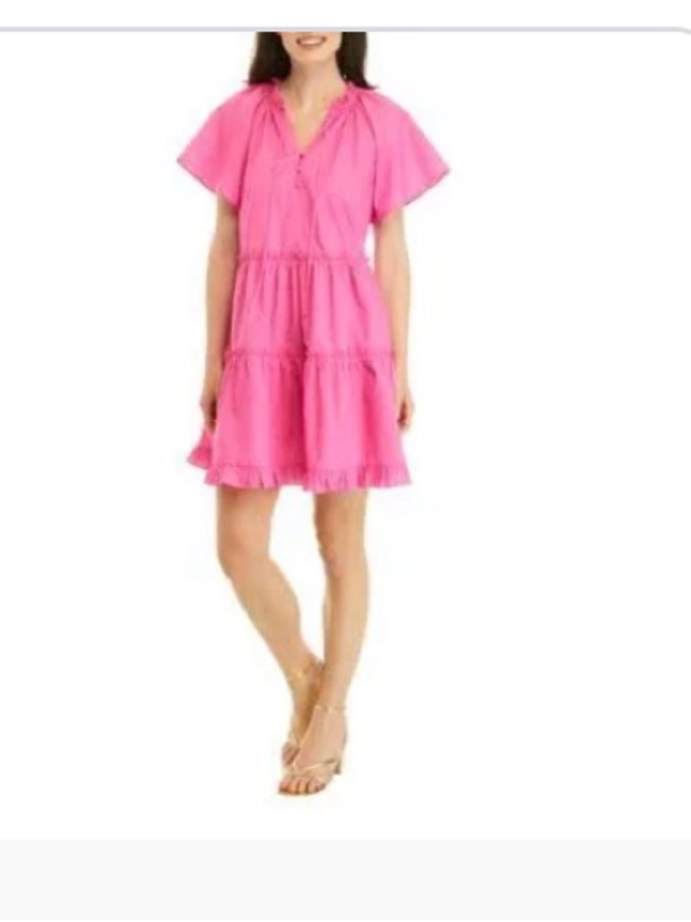 Philosophy XL pink ruffle dress - Picture 2 of 5